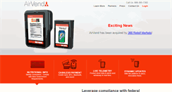 Desktop Screenshot of air-vend.com